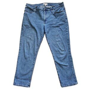 Madewell Jeans Womens The Mid-Rise Perfect Vintage 32 Straight Stretch Ankle